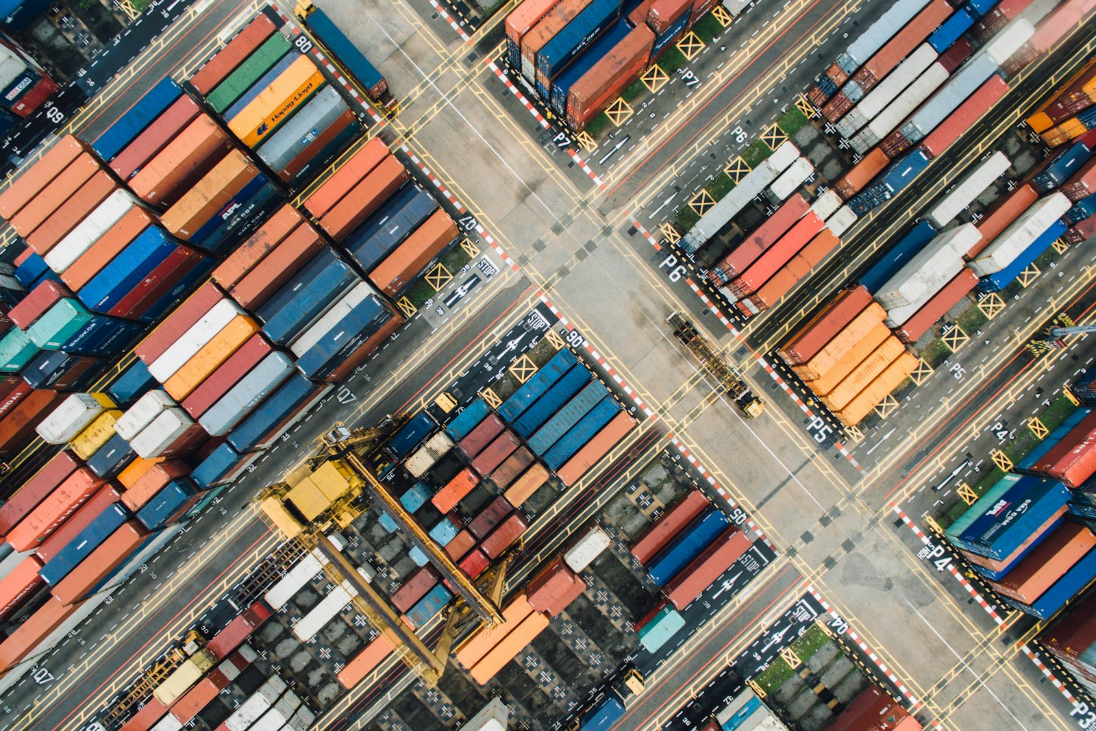 Container ship freight